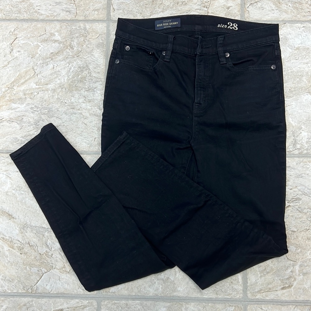 Jcrew high rise skinny jeans sz 28